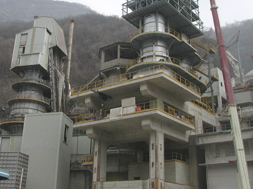 牛腿式麥爾茲雙膛氣燒石灰窯